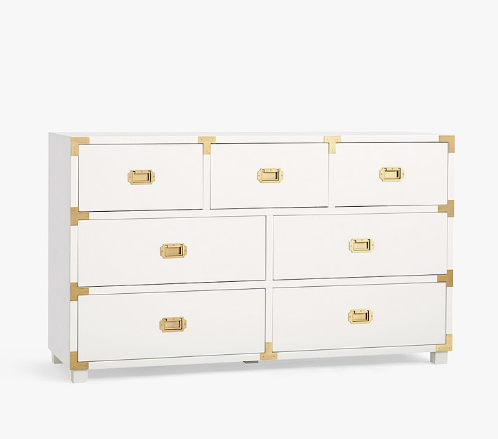 Gemma Extra Wide Dresser, Simply White | Pottery Barn Kids