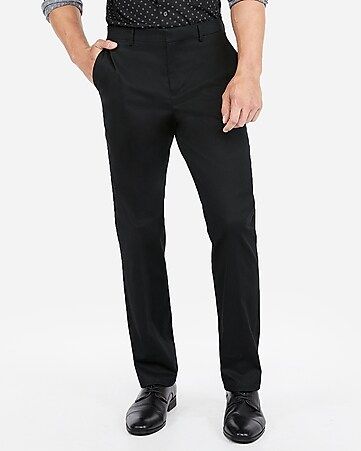 slim performance stretch easy care cotton dress pant | Express