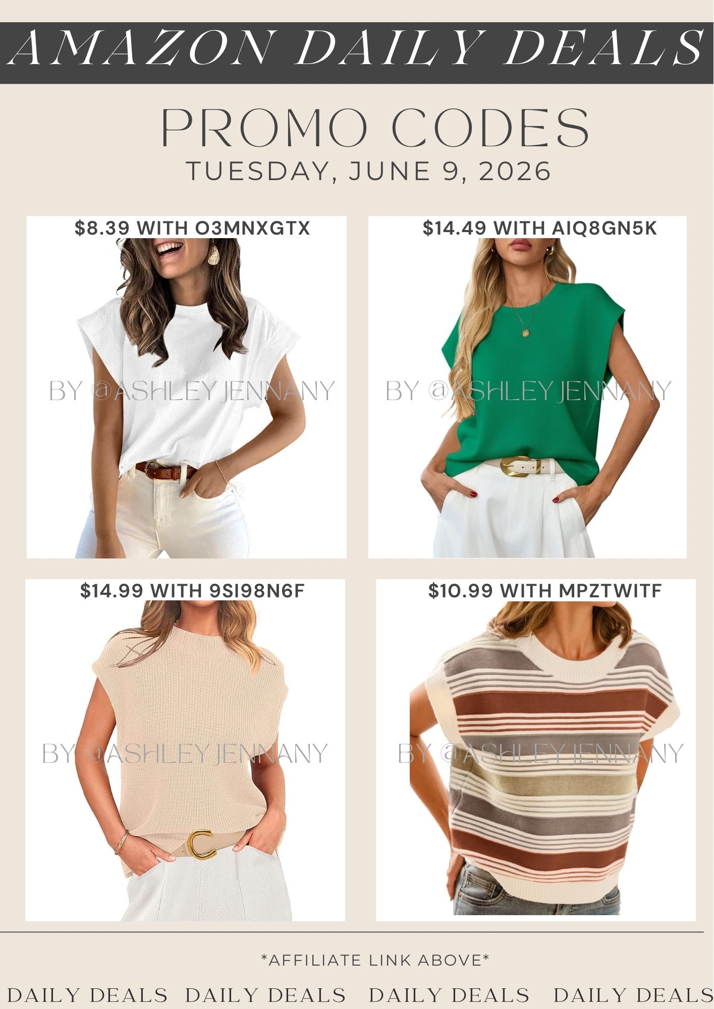 Amazon deals

#LTKSaleAlert #LTKMidsize #LTKSeasonal