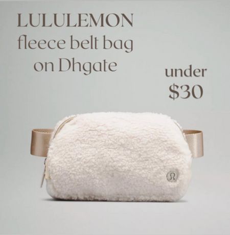 Lululemon fleece belt bag dhgate under 30

#LTKunder100 #LTKsalealert #LTKunder50