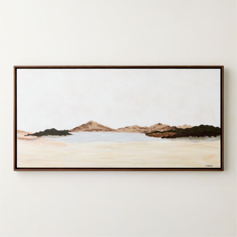 'Whispers of the Dunes' Framed Wall Art 30"x60" | CB2 | CB2