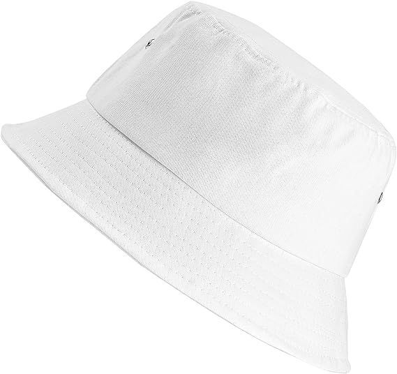 Beach Sun Bucket Hat Comfortable Stylish 100% Cotton Unisex for Men & Women. 2 Styles Choose Vent... | Amazon (US)