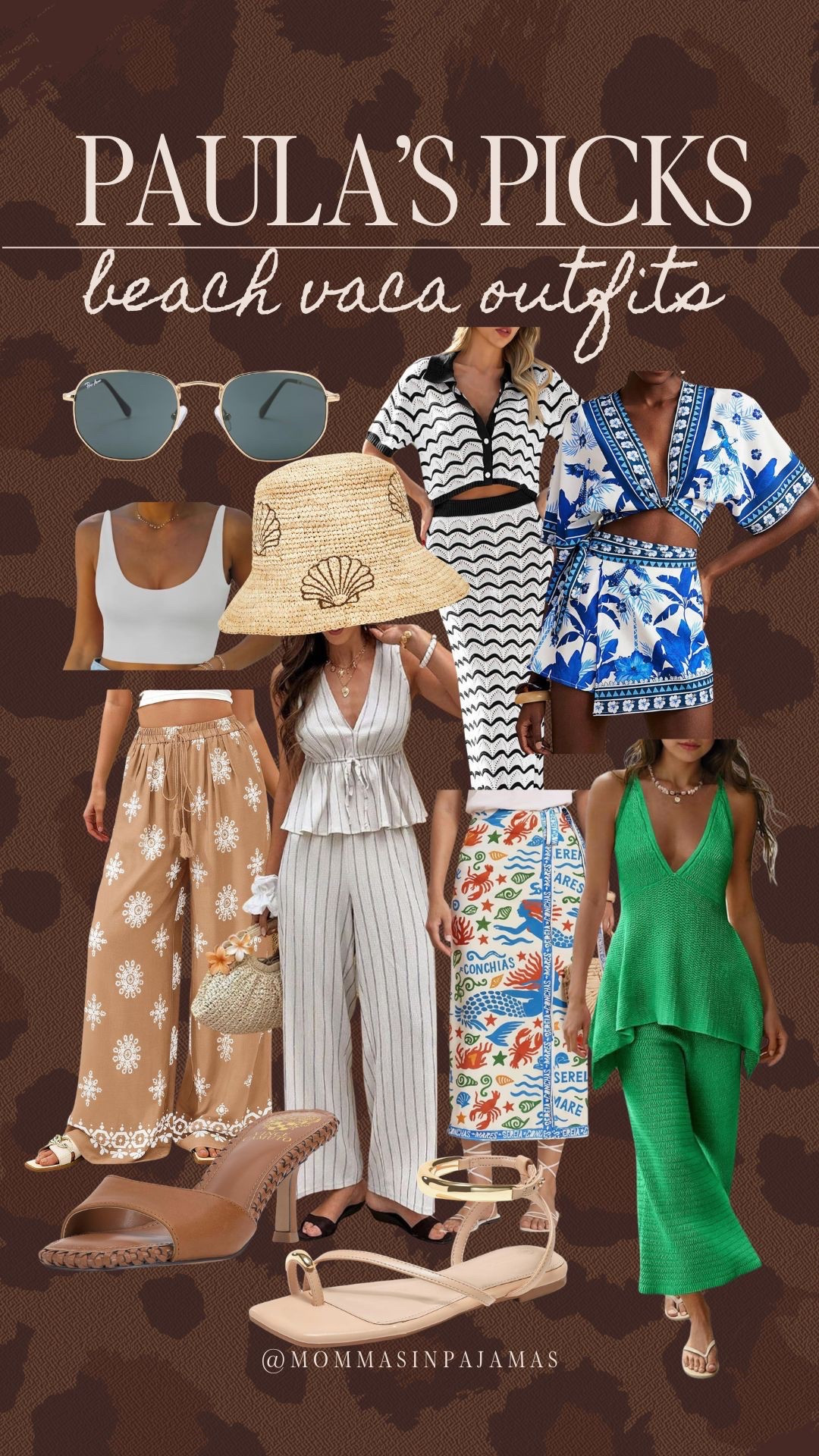 A beach vaca calls for stunning florals, linen pieces, bright colors and summer knits. These gorgeous pieces scream summertime and I’m here for it. I love a good set and have both the green set and sleeveless white striped set.
Striped swim coverup, print skirt

#LTKPetite #LTKMidsize #LTKSeasonal