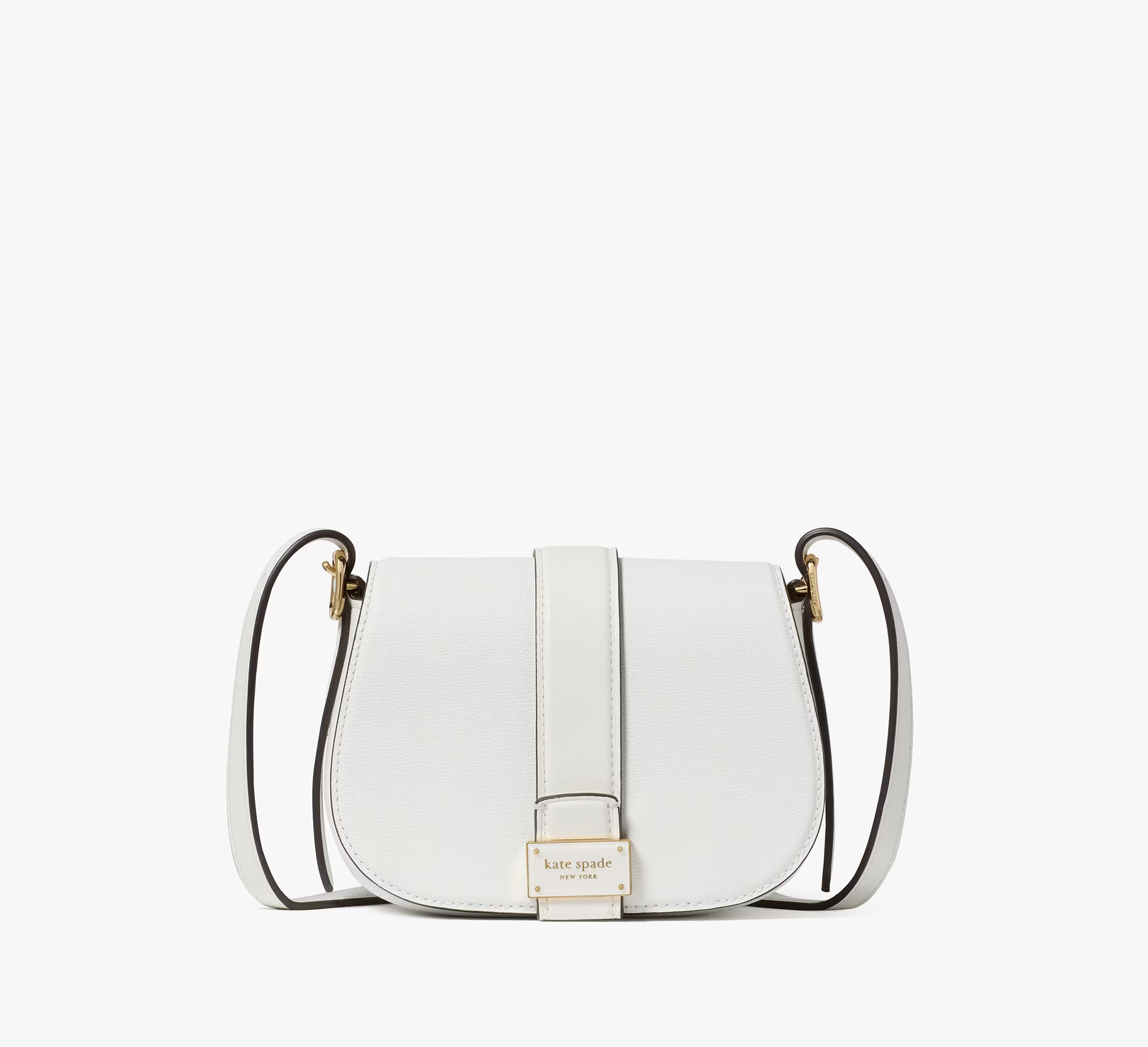 Kate Spade Nouveau Mini Saddle Bag, White | Kate Spade (US)