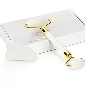 YLTNEUQER Jade Roller Gua Sha Set - Skin Care Set, Natural Beauty Skin Care Tools, Face Roller Ma... | Amazon (US)