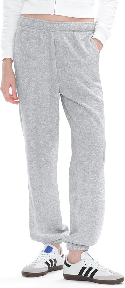 PUMIEY Women's Sweatpants High Waisted Baggy Sweat Pants Workout Casual Joggers Pants Airy Collec... | Amazon (US)