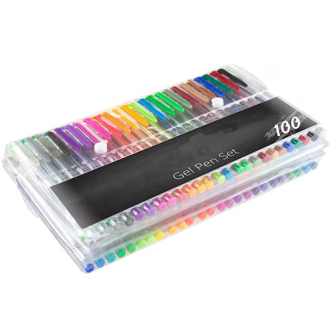 Toy Time  Assorted Color Gel Pen Set - 100 Count for Creative Play (Ideal for Ages 5-7) | Lowe's