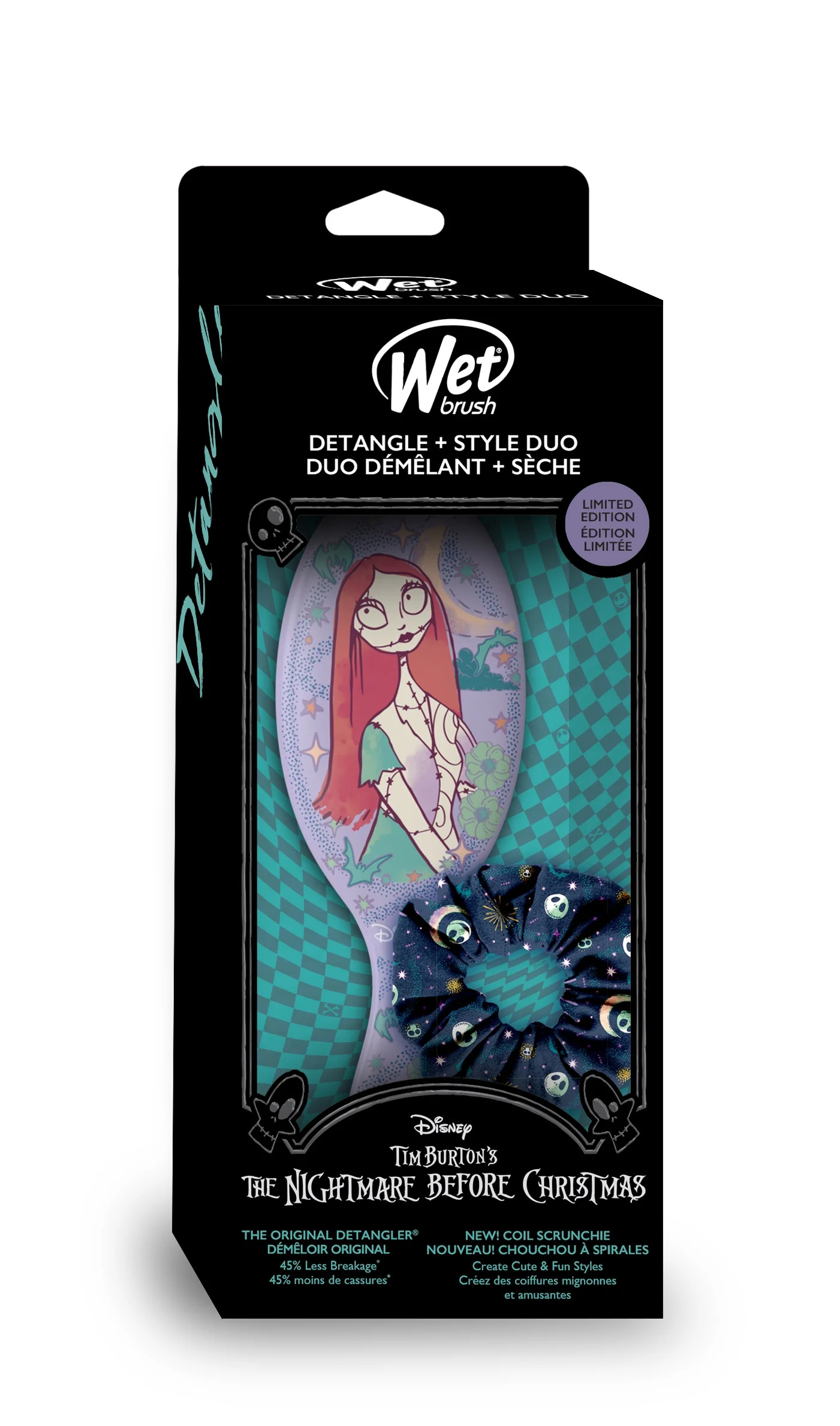 Wet Brush® Sally Nightmare Before Christmas Kit Original Detangler® & Scrunchie | Walmart (US)