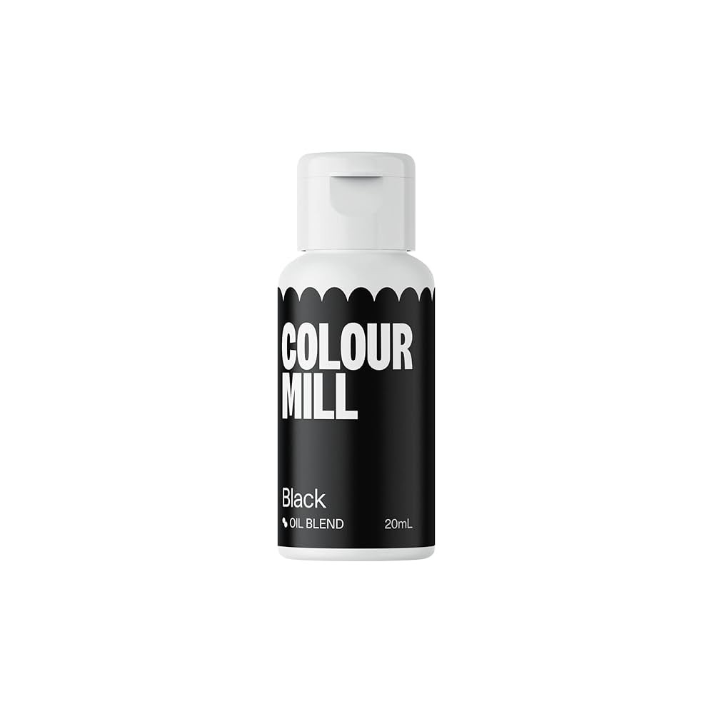 Colour Mill Oil-Based Food Coloring, 20 Milliliters Black | Amazon (US)