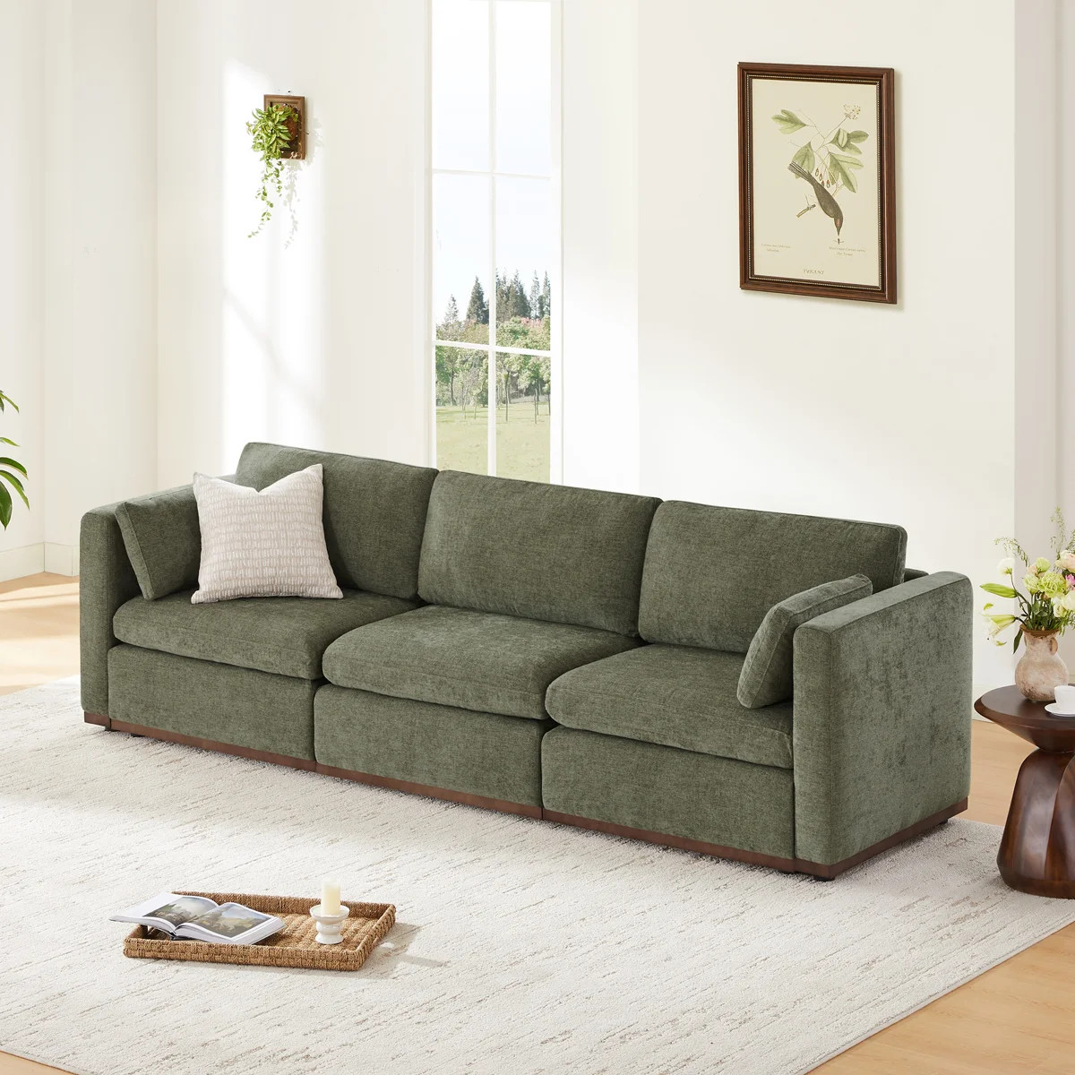 Sayette 3-Piece 112" Upholstered Modular Sofa | Wayfair North America