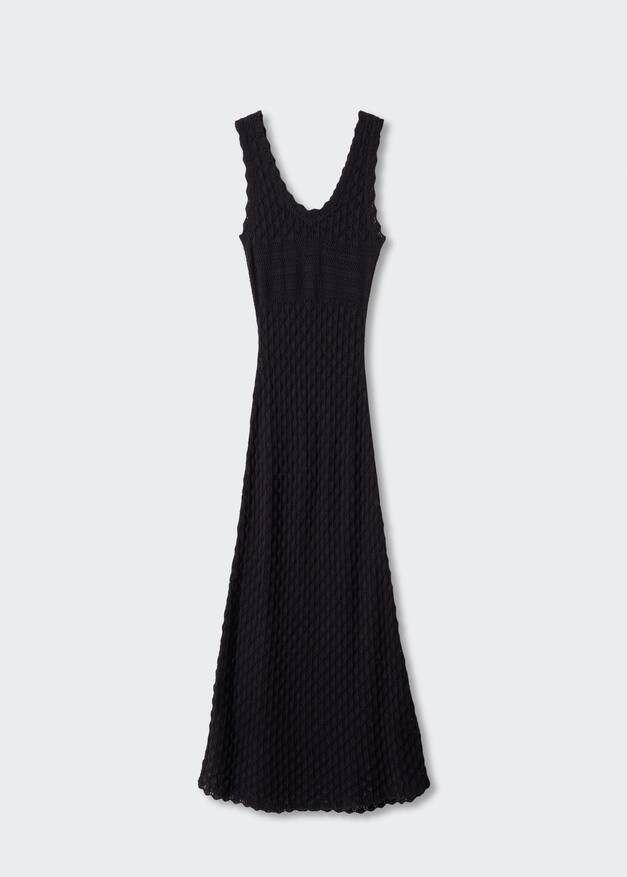 Open-work long dress | MANGO (UK)