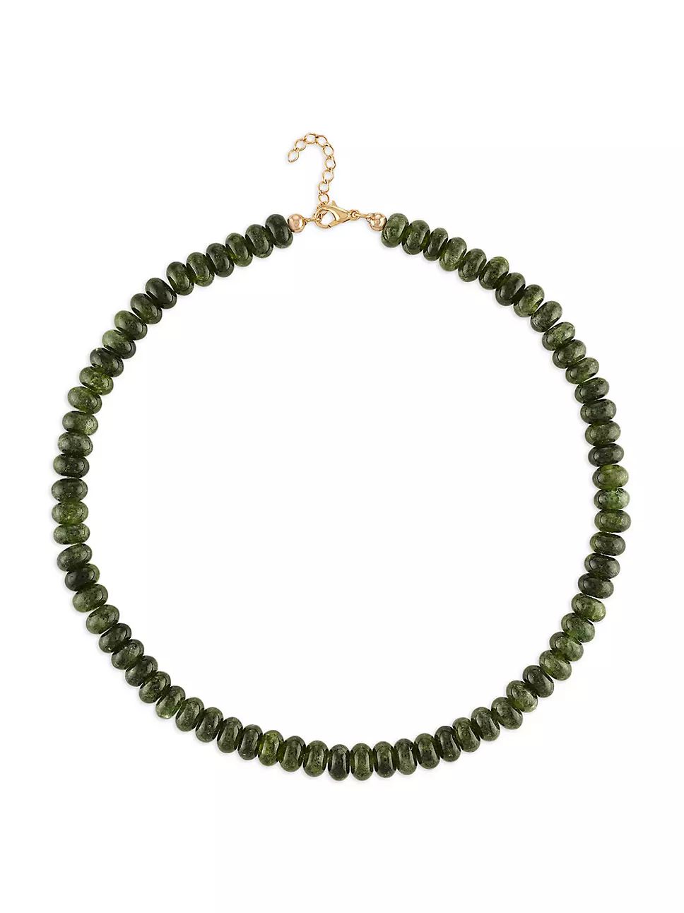 Goldtone & Green Opal Beaded Necklace | Saks Fifth Avenue