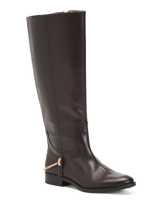Leather Lindy High Shaft Boots | TJ Maxx