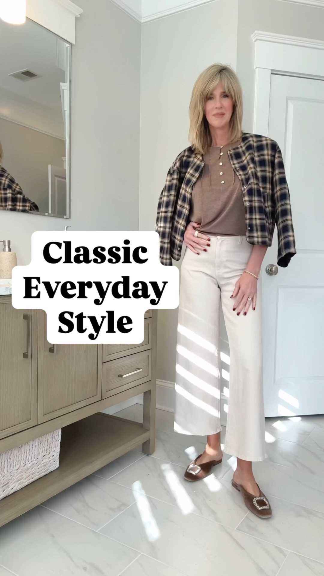 Classic everyday style for women.   Staples that feel luxe without the luxe price tag.  And my jacket is reversible to a soft denim wash on the reverse side. 

#LTKootd #LTKOver40 #LTKFindsUnder100