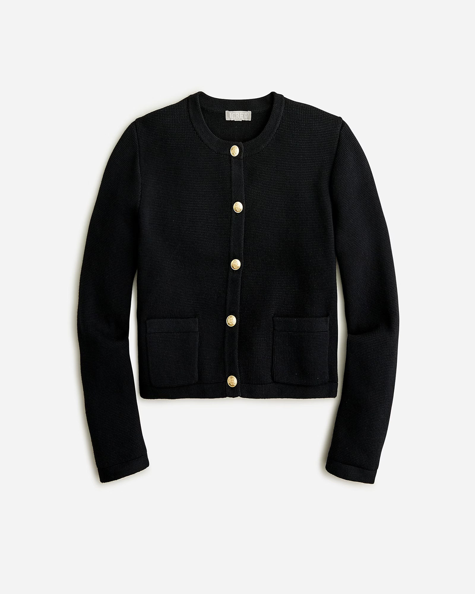 Emilie patch-pocket sweater lady jacket | J. Crew US