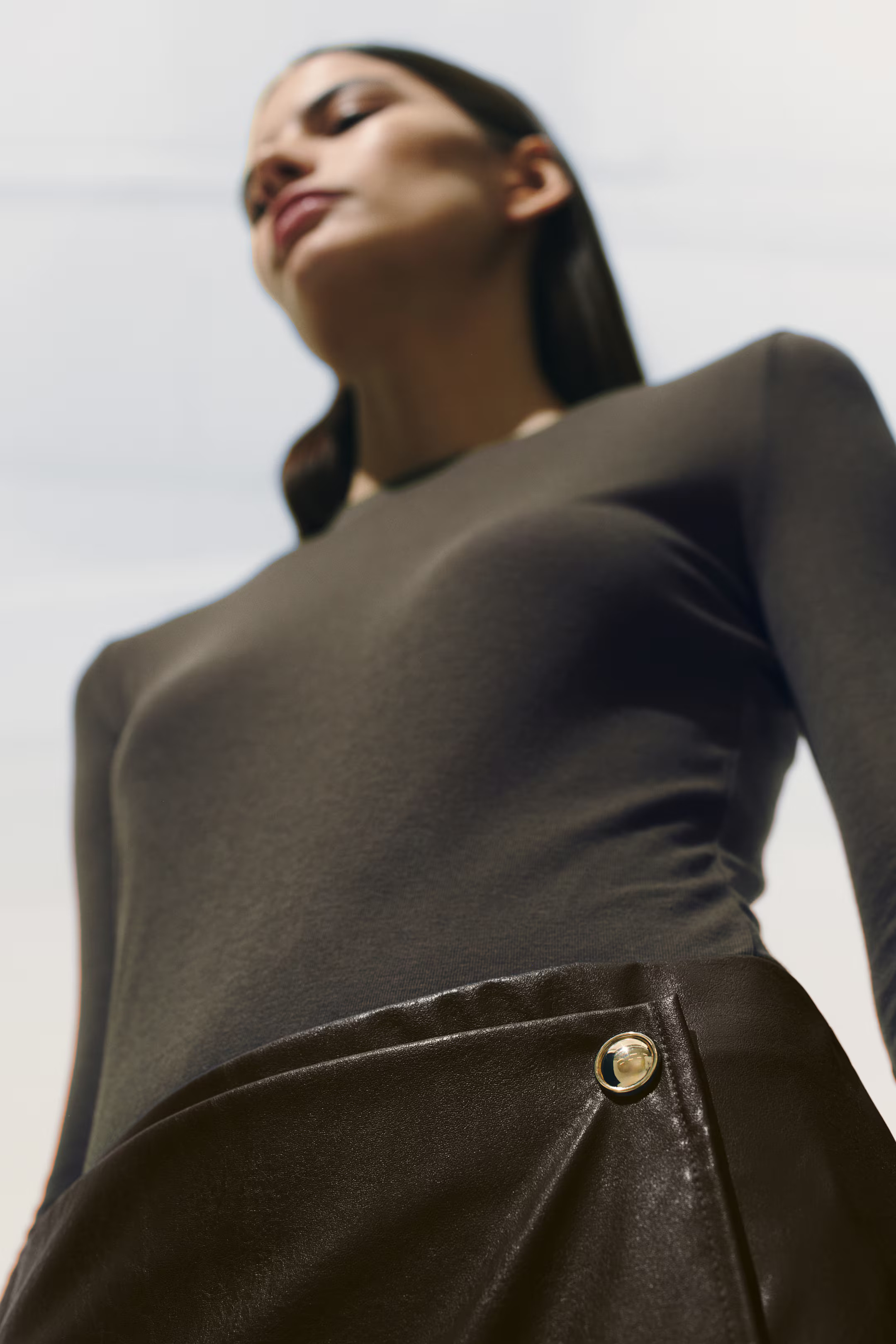 Wickelrock mit Coating | H&M (DE, AT, CH, NL, FI)