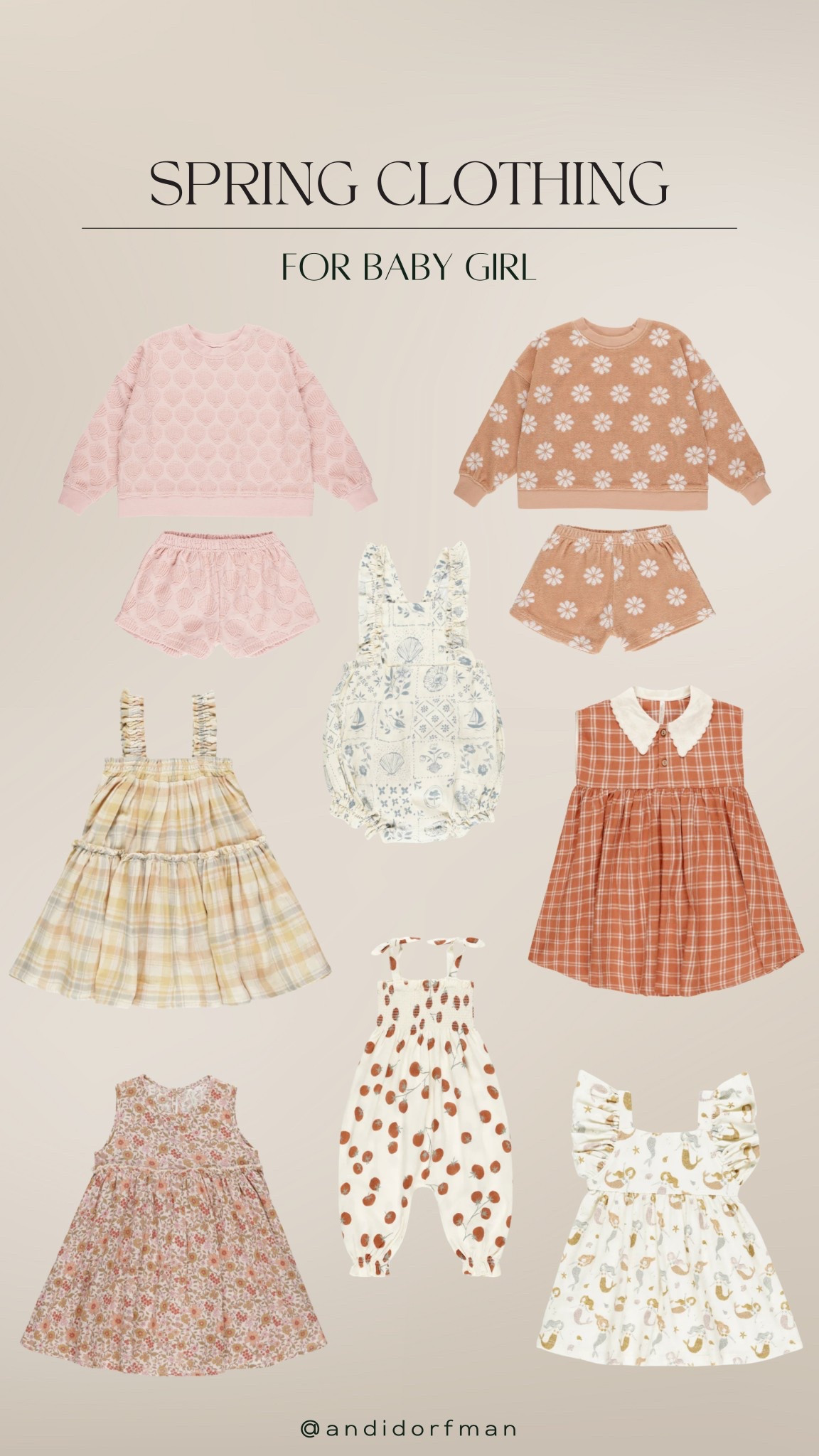 Spring clothing for baby girl ✨