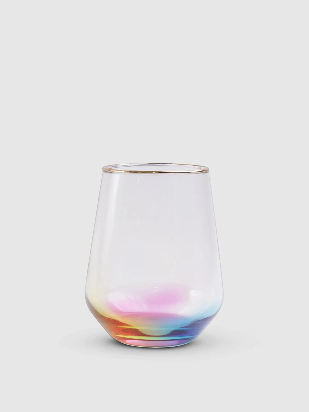 Rainbow Stemless Wine Glass | Verishop