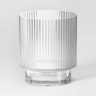 8.4oz Glass Ribbed Cassin Short Tumbler - Threshold™ | Target