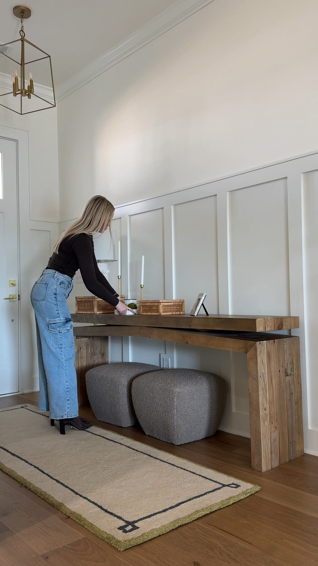 #ad Restyling our Henn Console Table using decor we already own and love 🤍

I’m such a believer in refreshing a space with pieces you already own.

This console has been one of our most-loved Wayfair finds and works with everything I style on it.

@wayfair #wayfair #wayfairpartner

#LTKHome