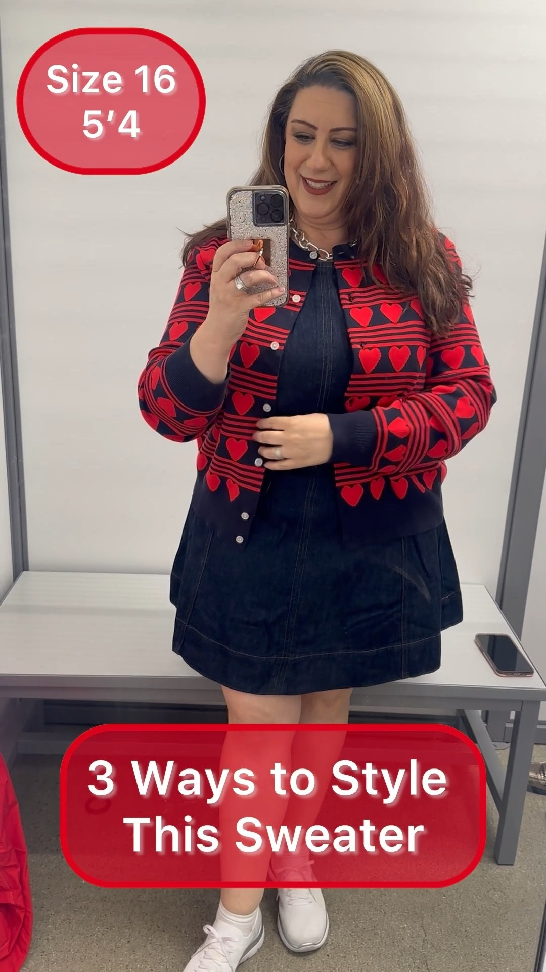 Play with your clothes! You can create so many looks with the same piece. As an example I’ve styled this heart sweater 3 different ways. The colors, fabric contrast & vibes are completely different. A little something for different moods ❤️

Everything is linked on my LTK or comment “ options “ for the direct 🔗


#styleinspo #sweaterweather #walmartfinds #workoutfits #styleover40 #walmartpartner #walmartfashion #walmartstyle #size16 #size18 #size20 #size14 #size12 #midsize #plussize #plussizefashion #plussozestyle #midsizestyle #midsizefashion #valentinesday #valentinesdaysweater #valentinesdaydress #valentinesdayoutfits #valentinesdayoutfit #valentinesdayootd #teacheroutfits #heartsweater #demindress #plussizejeans  #layering  @walmart @freeassembly 

Music lic purchased for song use 

#LTKPlusSize #LTKPetite #LTKValentine