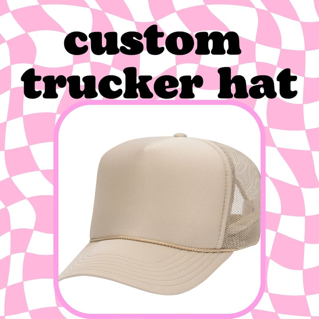 Custom Trucker Hat, Custom Hat, Personalized Hat, Personalized Trucker hat, Bachelorette Party, B... | Etsy (US)