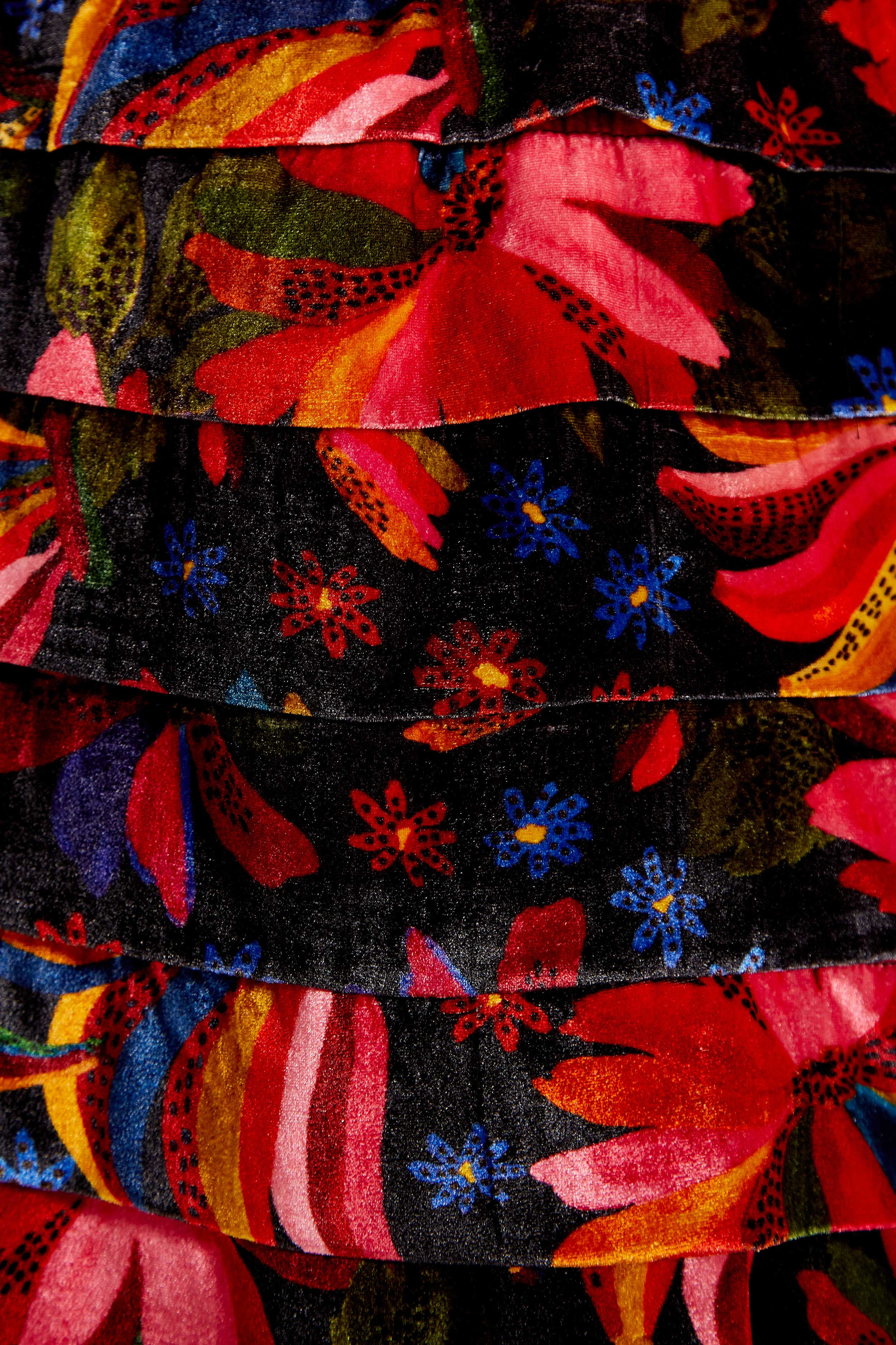 Black Banana Sky Velvet Dress | FarmRio (US)