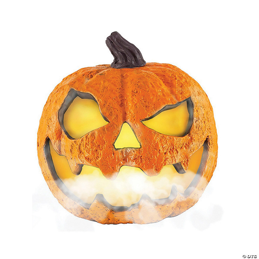 Misting Pumpkin Halloween Decoration | Oriental Trading Company