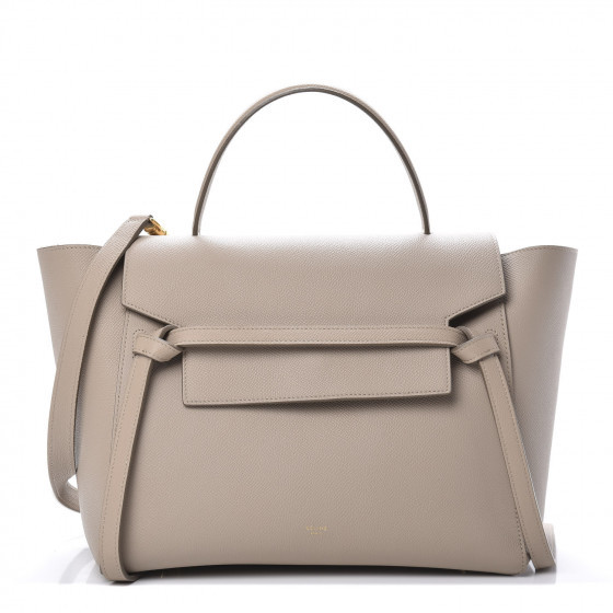 Grained Calfskin Mini Belt Bag Light Taupe | Fashionphile