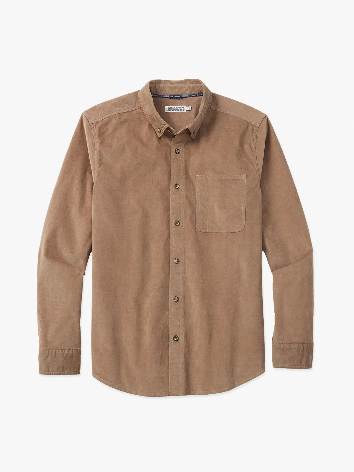 Wilder Stretch Corduroy Shirt | Oak | Fair Harbor
