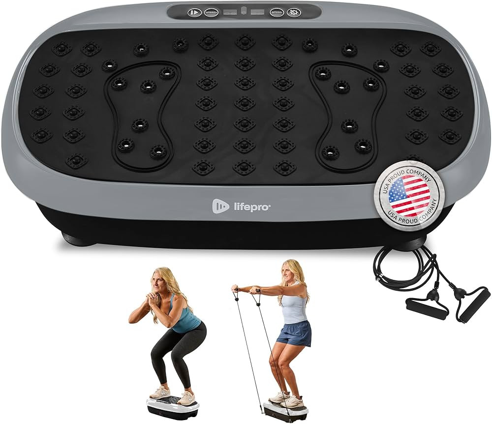 Lifepro Vibration Plate Exercise Machine with Magnetic Acupoints - Full Body Vibration Platform f... | Amazon (US)
