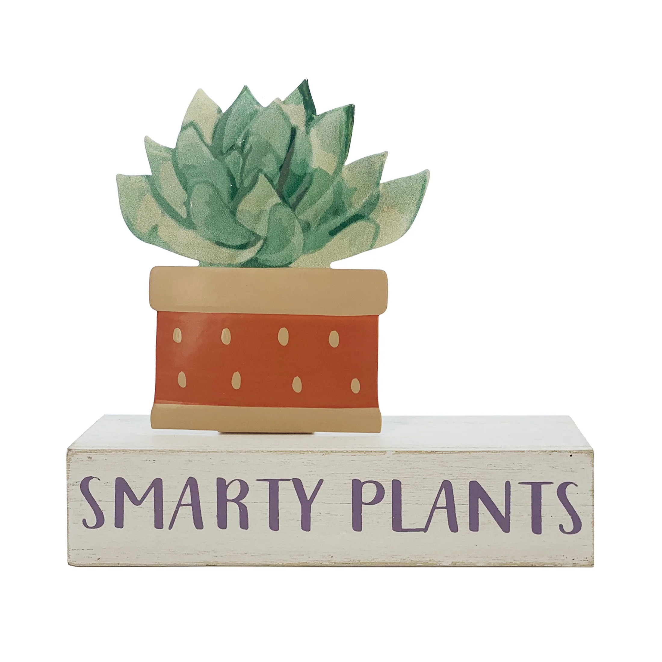 Way to Celebrate Spring Wooden Aloe Table Top Sign 6" | Walmart (US)