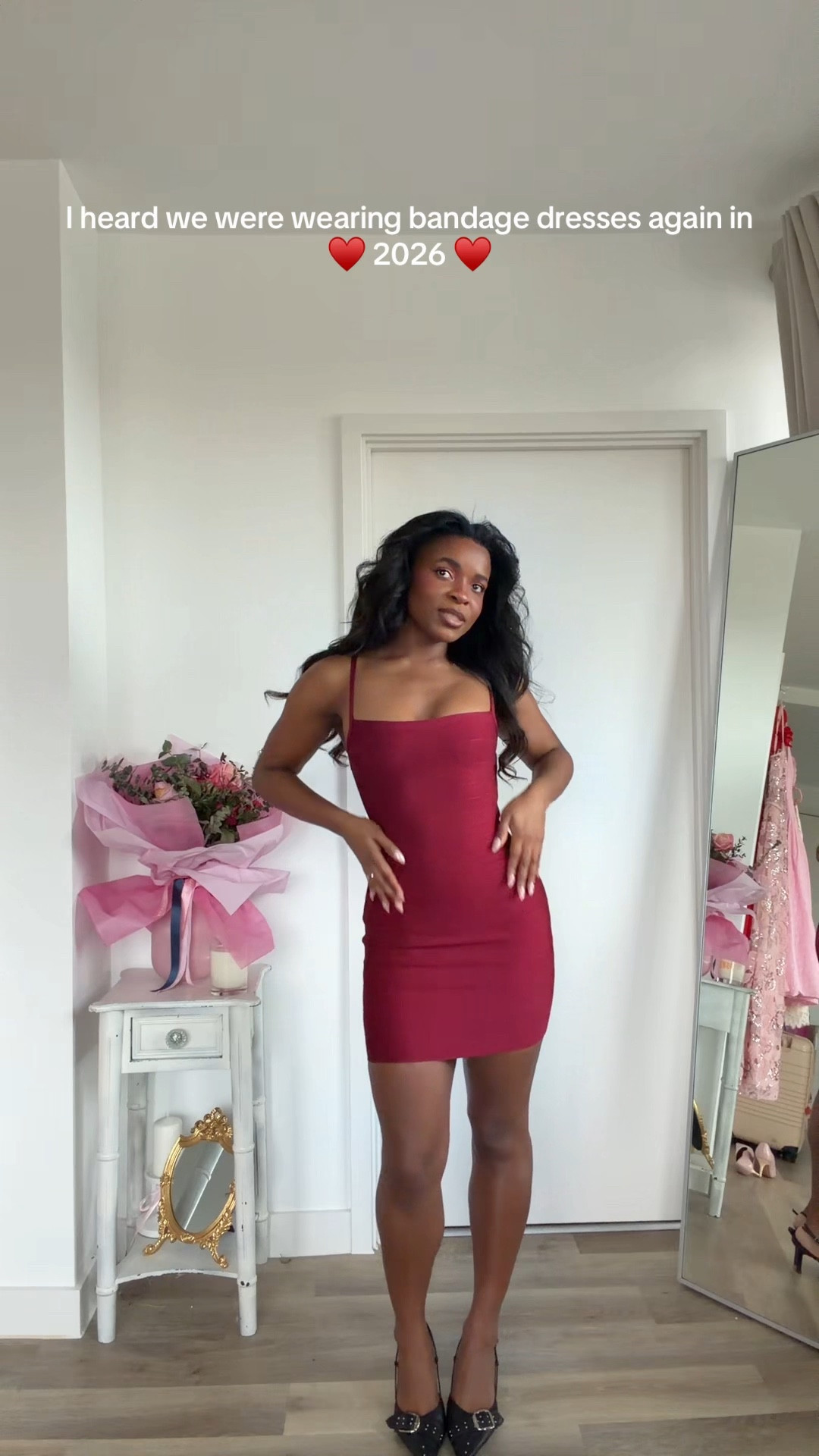 A bandage dress from House of CB in 2026?! Yes please 💋 perfect for valentines date night or a galentines girls night out! 

#LTKValentine #LTKootd #LTKgrwm