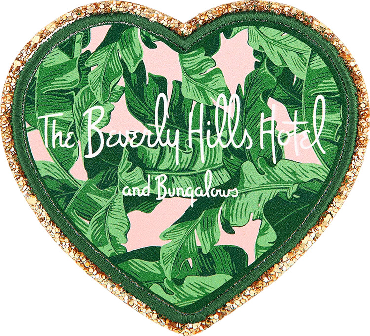 Glitter Varsity The Beverly Hills Hotel Heart Patch | Stoney Clover Lane
