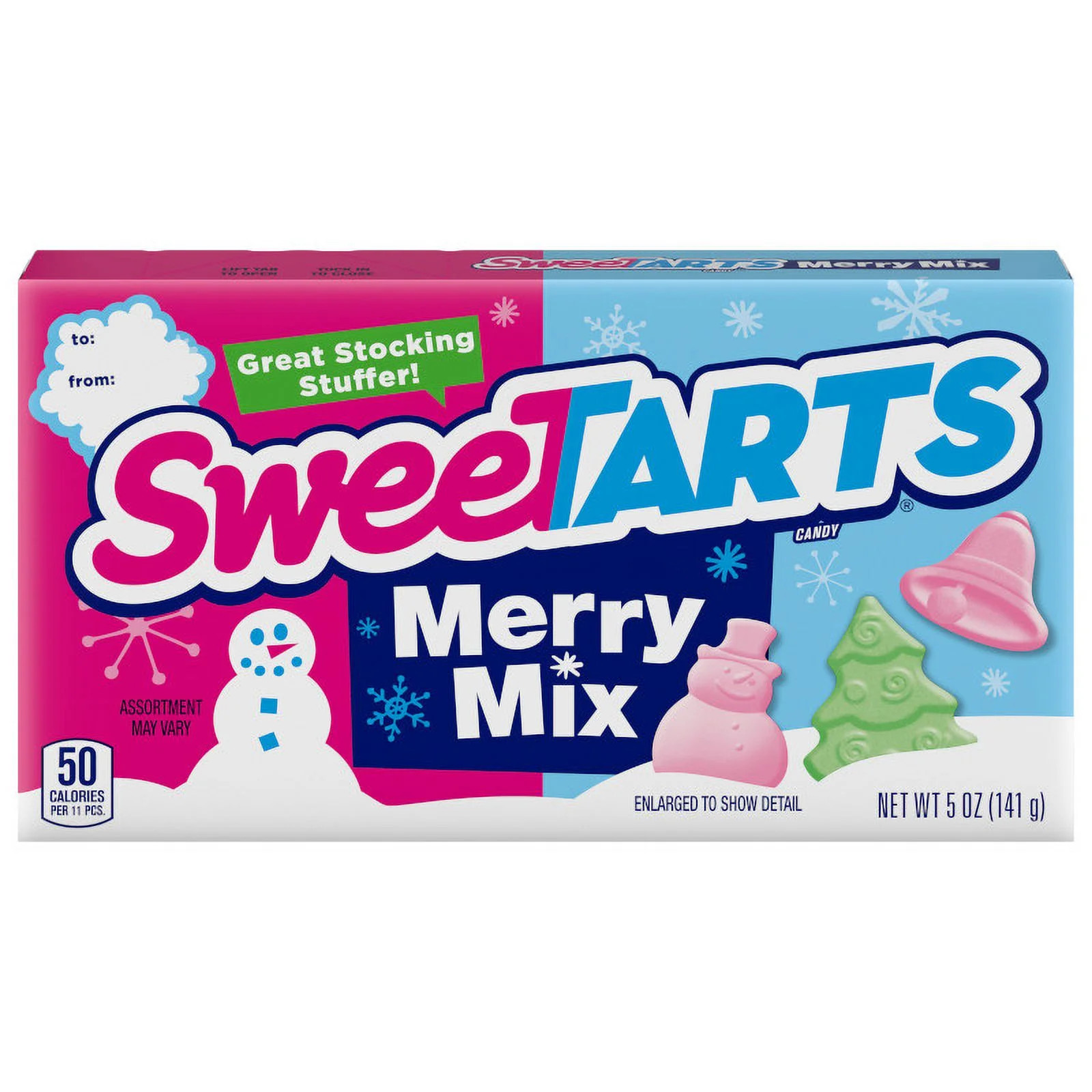 SweeTarts Merry Mix, Holiday Candy, 5 oz Theater Box | Walmart (US)