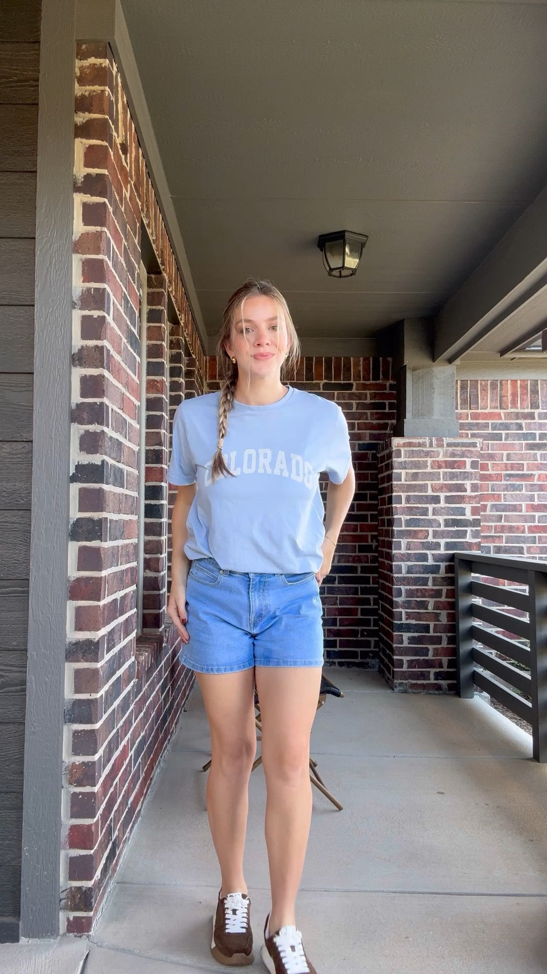 Recent go to mom uniform! Loving these shorts and shoes from Amazon. T-shirt is thrifted but I linked similar😉

Wearing size medium in shorts for an oversized fit (could easily do small)
7.5 in sneakers (fits tts) 

#LTKFamily #LTKShoeCrush #LTKStyleTip