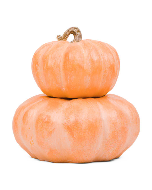 2pc Outdoor Safe Stacking Pumpkins | TJ Maxx