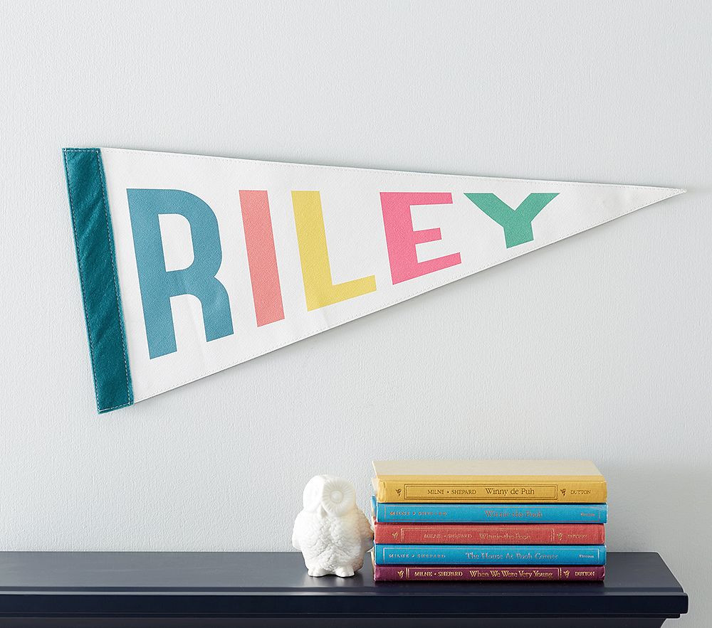Personalized Pennant Flag | Pottery Barn Kids