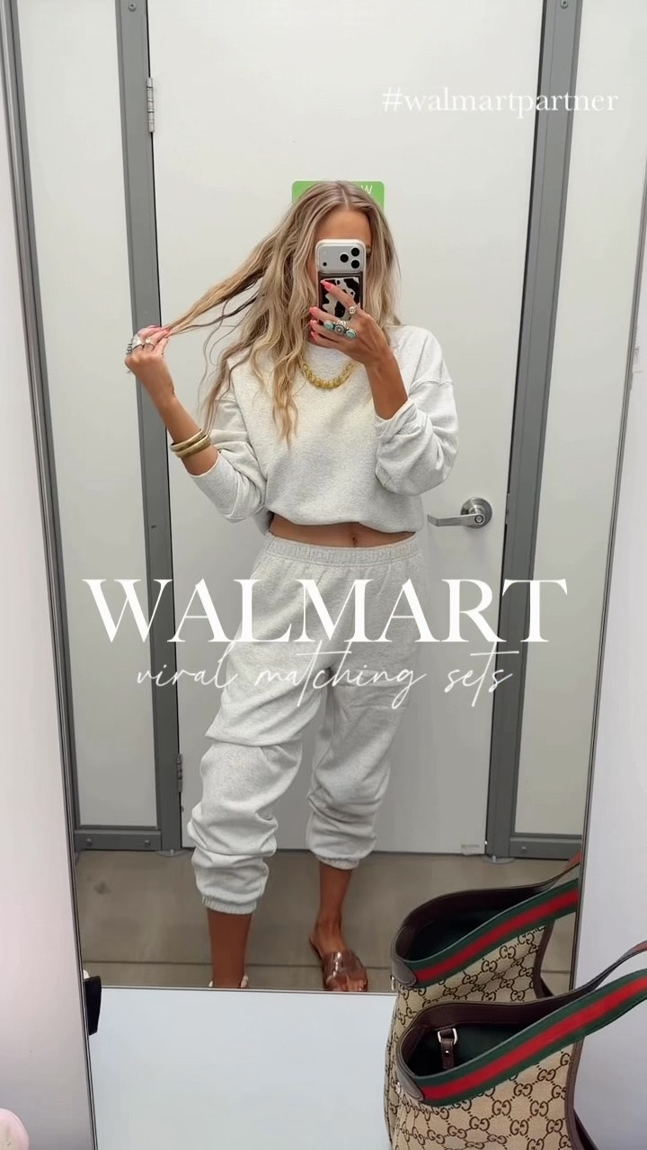 #walmartpartner The Viral $22 Walmart, matching sets are back!!✨ They come in 4 color options and go from sizes xxs-xxl. You will want to live in these sets!! 🤍

🚨Important Sizing info:
Top: small / tts
Bottoms: medium / went up 1 size

@walmart #walmartstyle