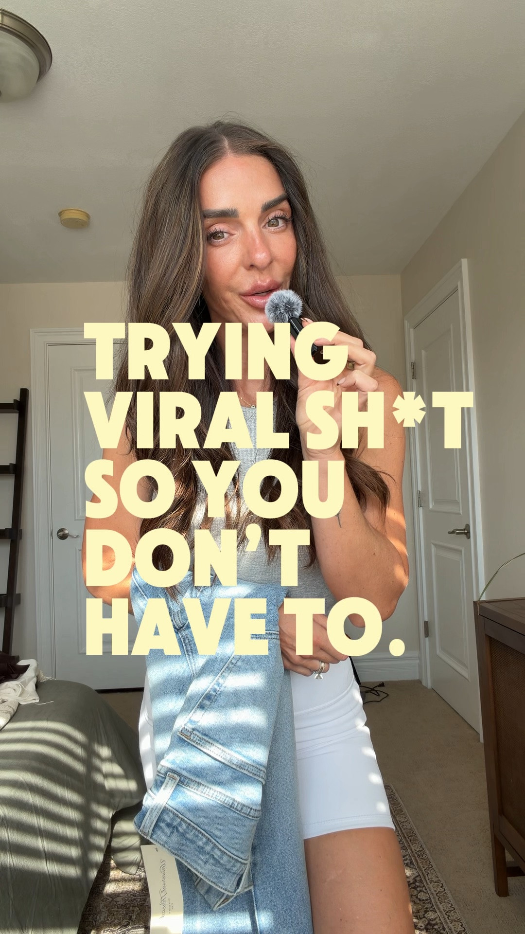Trying viral sh*t so you don’t have to. The viral target denim that rivals mother. Say less.

Wearing size 00 regular