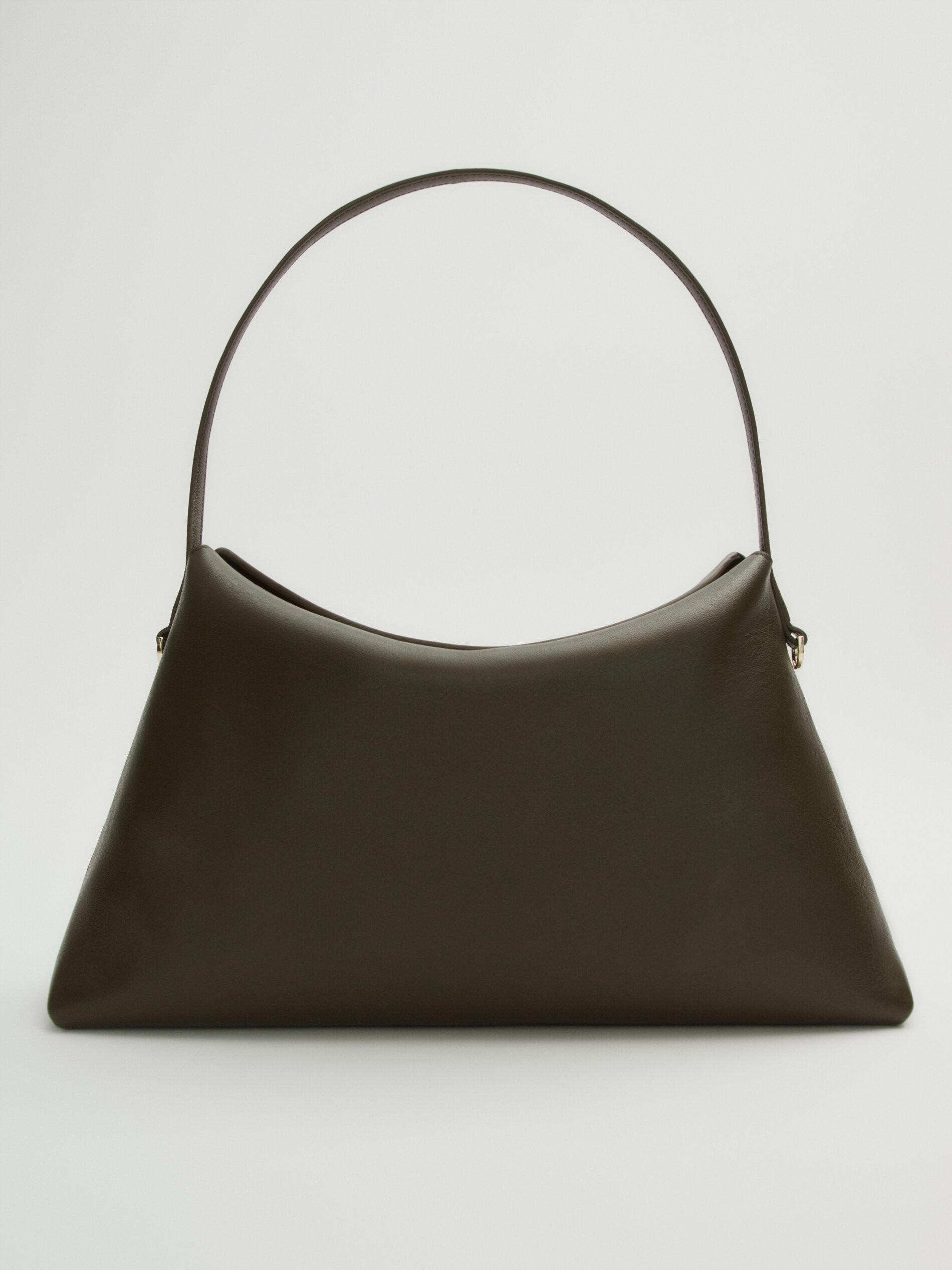 Nappa leather bag with multi-way strap | Massimo Dutti US