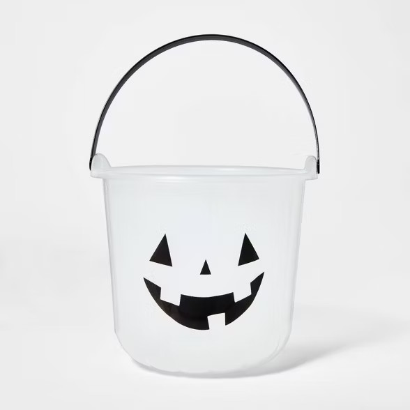 Glow in the Dark Pumpkin Stackable Halloween Trick or Treat Bucket - Hyde & EEK! BoutiqueT... | Target