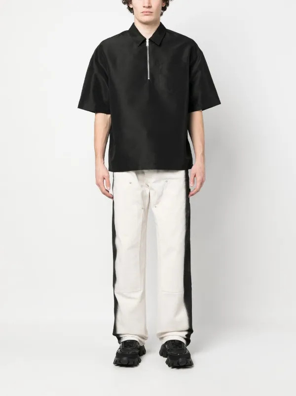 Heron Preston Ex-Ray SS zip-up Shirt - Farfetch | Farfetch Global