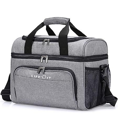 Lifewit Collapsible Cooler Bag 36-Can Insulated Leakproof Soft Cooler Portable Double Decker Cool... | Amazon (US)