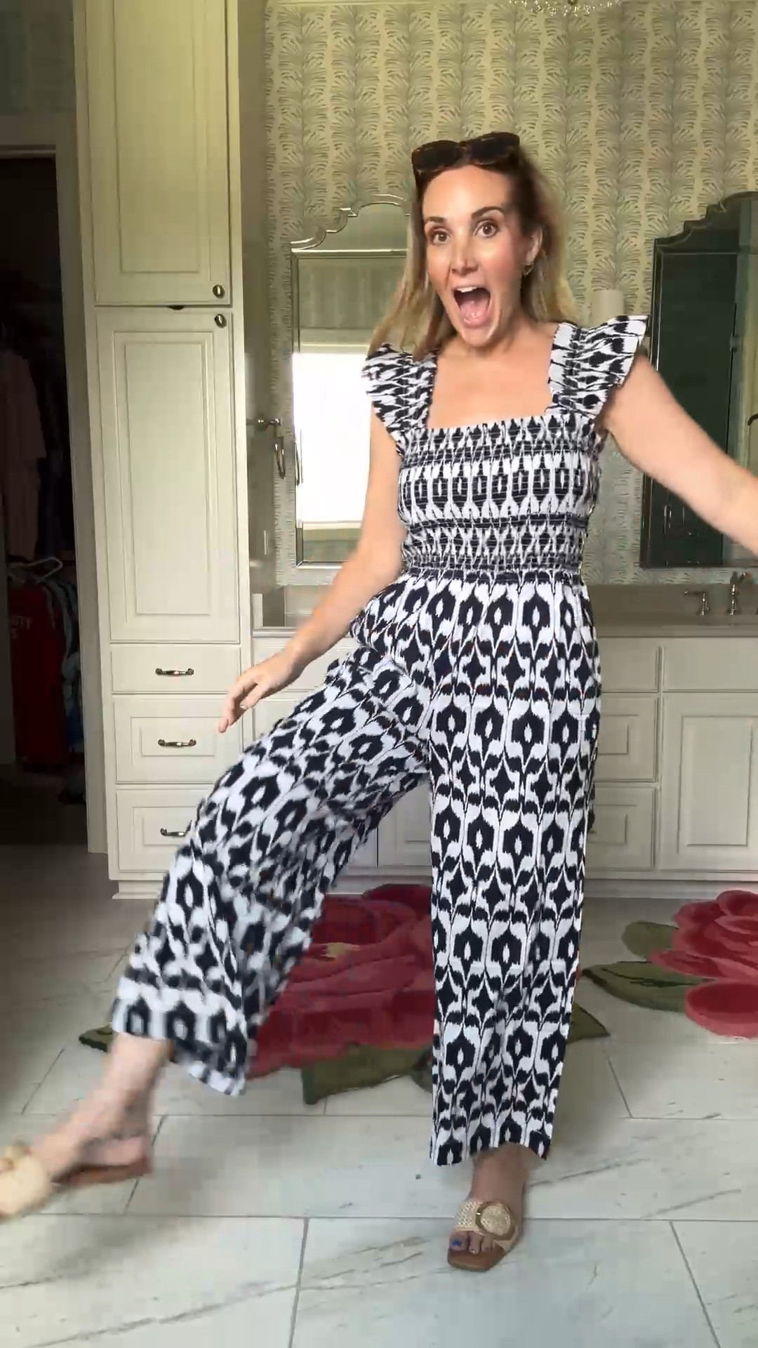 This jumpsuit is the perfect throw and go outfit. It gives Anthropologie vibes but it’s much more affordable! This jumpsuit has pockets and will be the perfect addition to your wardrobe. 

#LTKFindsUnder100 #LTKSummerSales #LTKMidsize