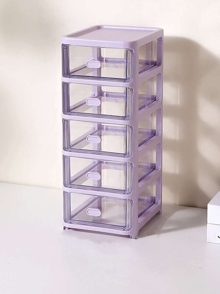 1pc Simple Yet Exquisite Drawer Style Desktop Storage Box, Multi-Layer Stationery Organizer, Anti... | SHEIN