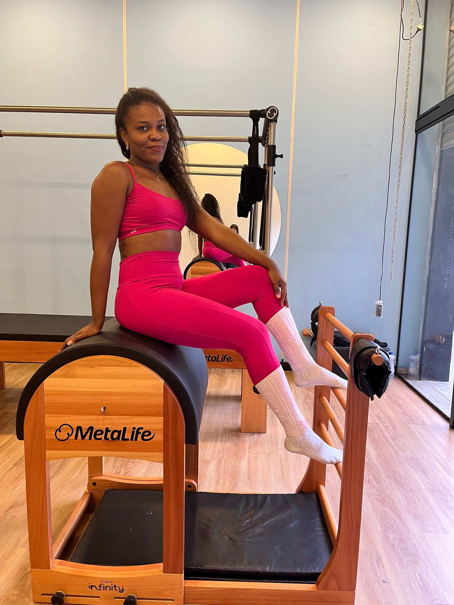 Sim eu amo essa cor e acho fundamental se exercitar pelo menos 4 x na semana pela nossa saúde física e mental! 🤌🏾✨

#LTKfitness