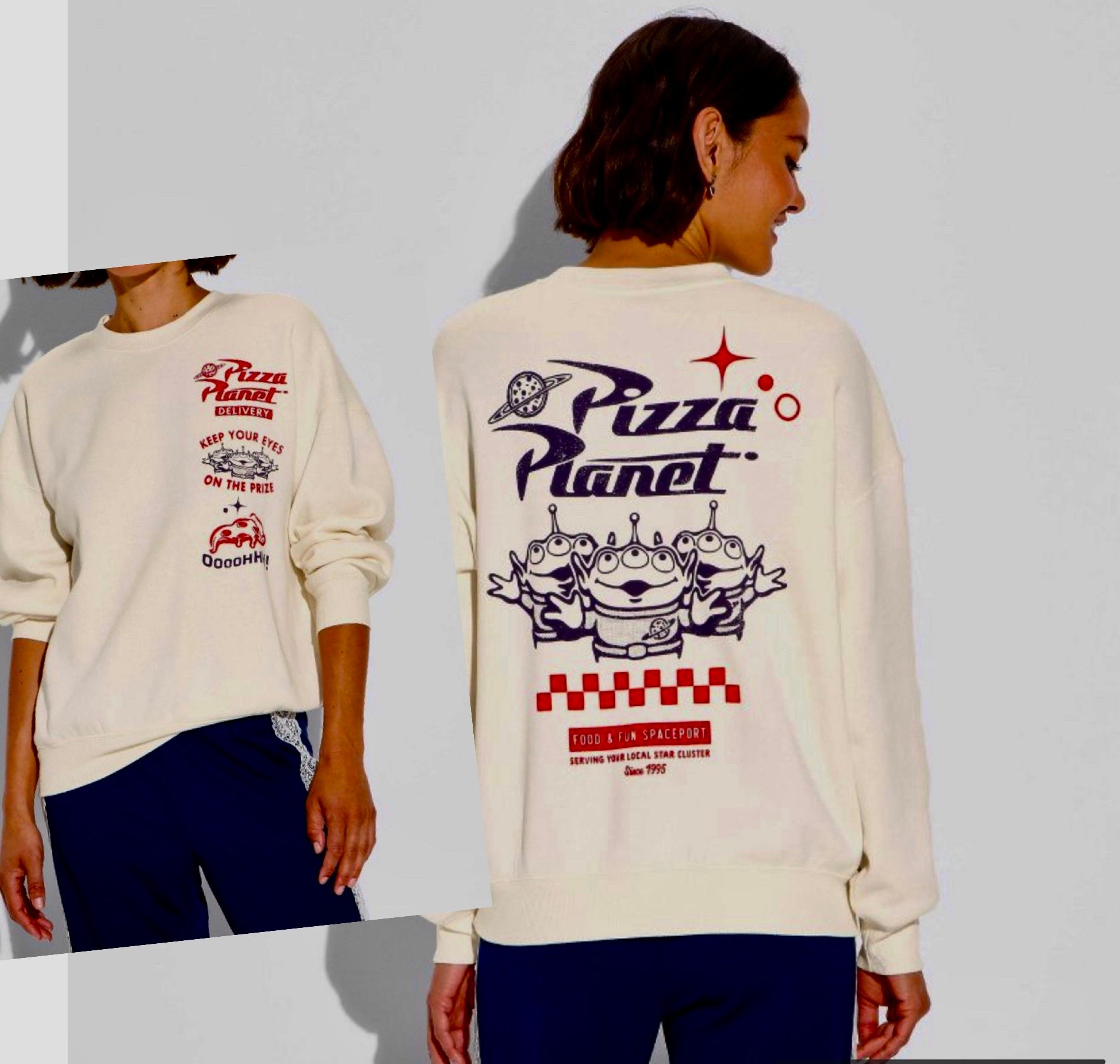 Calling all my Toy Story friends! Target 🎯 just dropped the cutest Pizza Planet sweatshirt!  #disney #disneyadult #toystory #pixar #disneyfit #disneyoutfit

#LTKdayinmylife #LTKootd #LTKgrwm