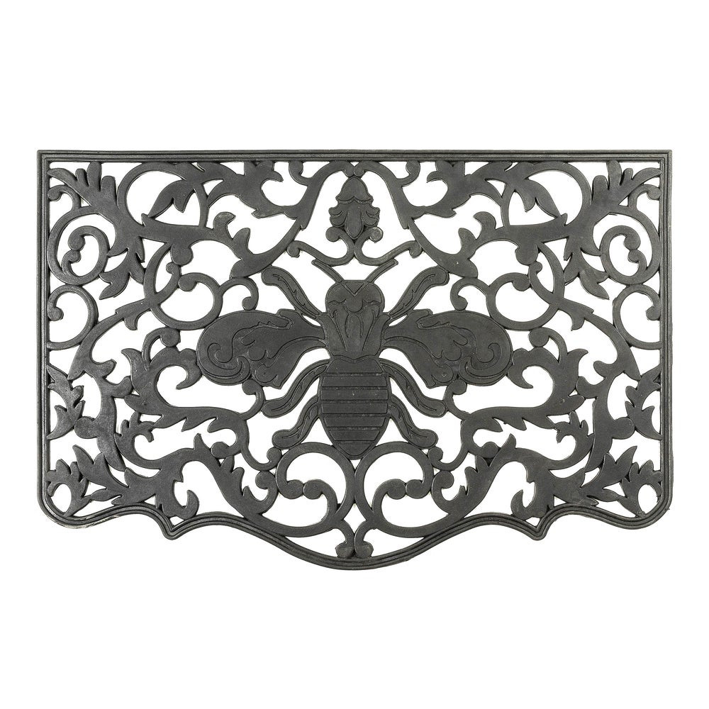Queen Bee Rubber Door Mat | MacKenzie-Childs