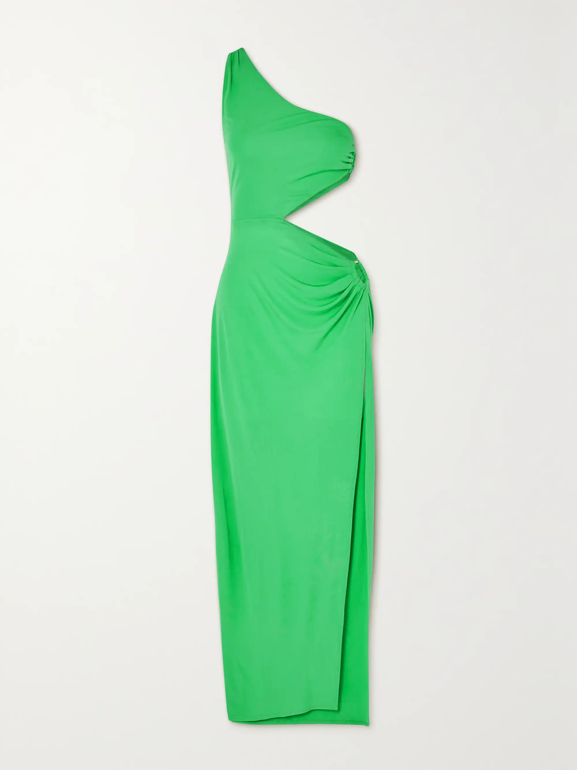 One-shoulder cutout stretch-jersey maxi dress | NET-A-PORTER (US)